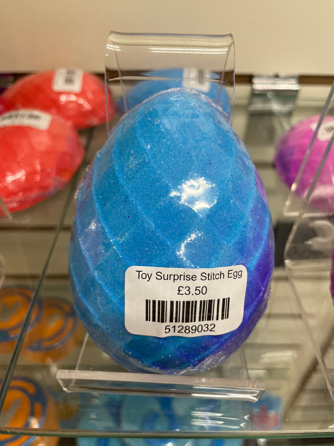 Stitch Toy Surprise Egg Bath Fizzer