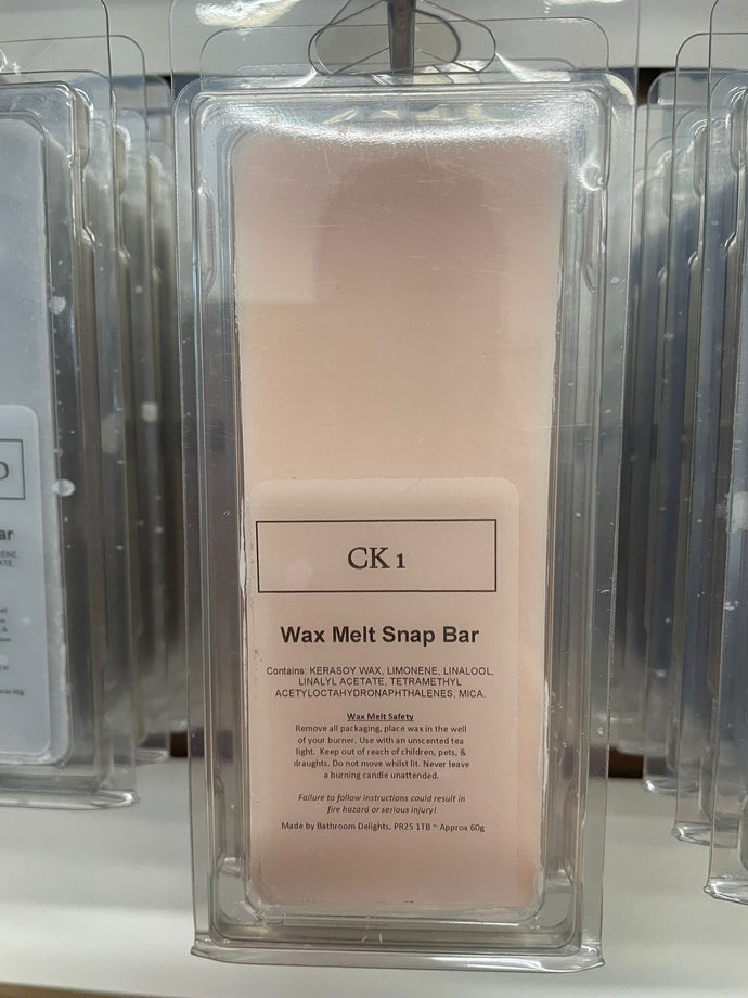 CK1 For Him/Her 10 Square Wax Melt Snap Bar