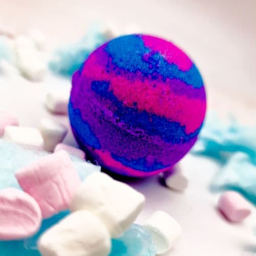 Candyfloss & Marshmallow Round Bath Fizzer